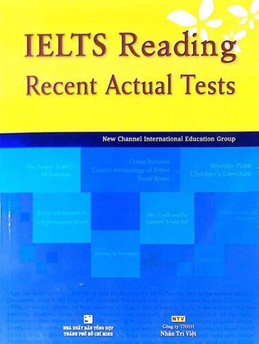 تصویر Ielts reading recent actual test کتاب